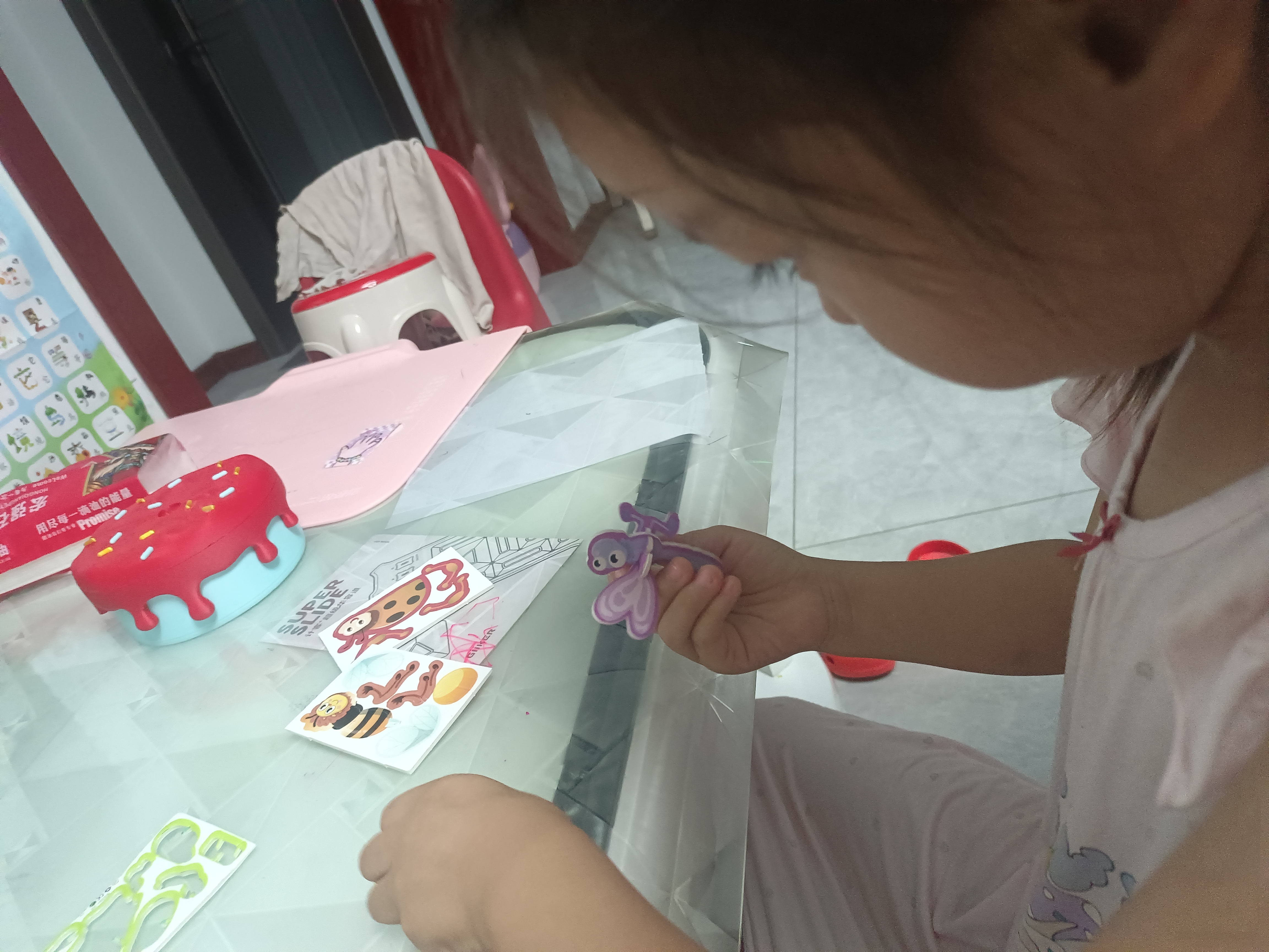 MAILE KID儿童玩具3D立体拼图手工diy3-6岁幼儿园趣味昆虫男女孩生日礼物 实拍图