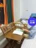 zhuting儿童学习桌书桌椅套装学生专用折叠写字课桌可升降卧室床边电脑桌 折叠学习桌【大号】+藤编椅 实拍图