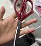 得力（deli）办公剪刀180mm两把装黑红混色中号剪子文具家用大号生活手工裁切学生文具办公用品 1黑1红 TJ127 实拍图