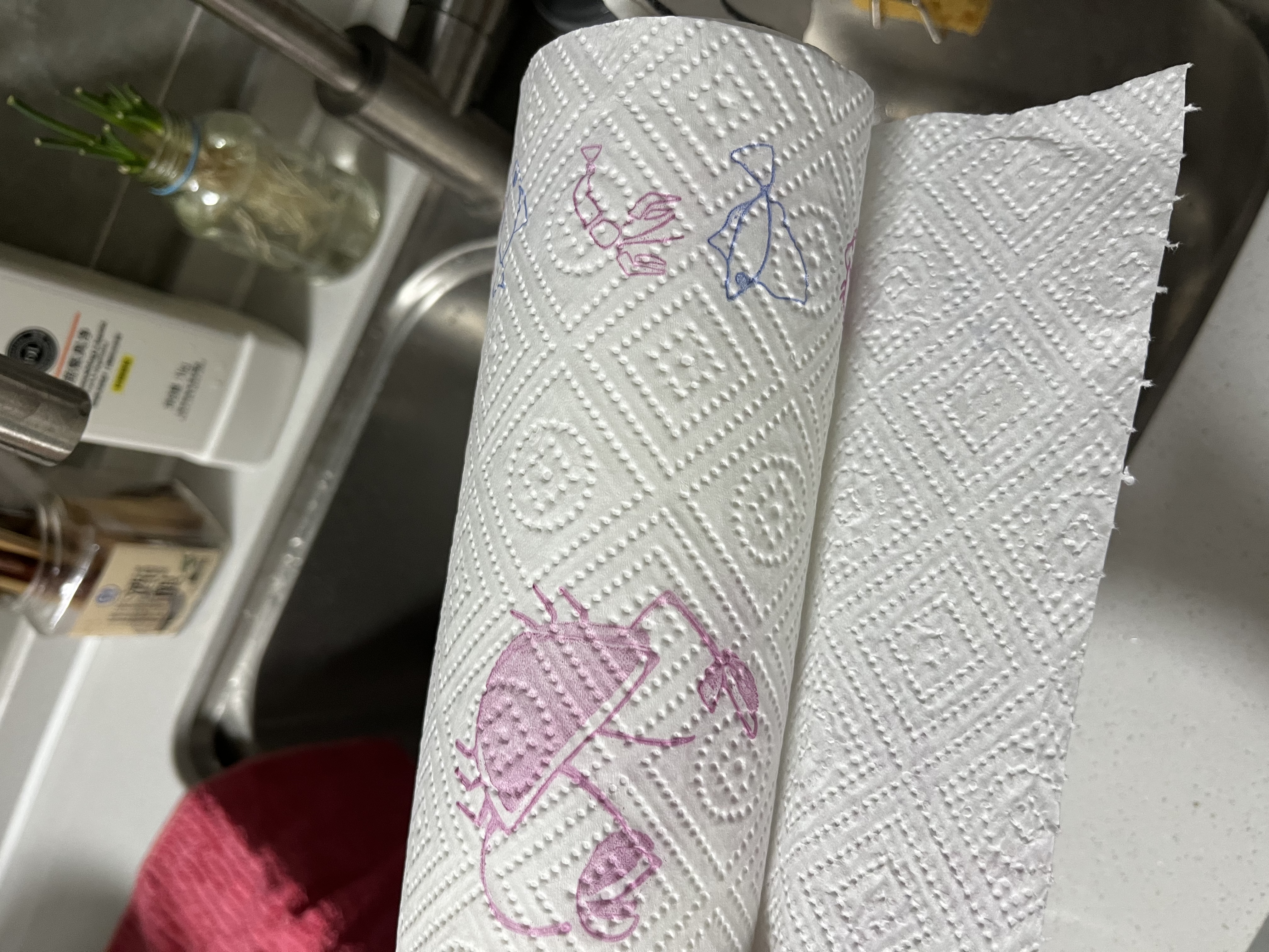心相印【樊振东推荐】厨房用纸卷纸75节*8卷纸巾食品接触级 懒人抹布 实拍图