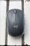 罗技（Logitech）M185鼠标 无线鼠标 办公鼠标 对称鼠标 黑色灰边 带无线2.4G接收器 实拍图