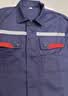 AETEL防静电工作服套装男夏长袖劳保服电焊汽修工程服定制 藏蓝175 实拍图