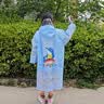 牧萌儿童雨衣男女童全身防雨带书包位小学生上学专用雨披  小海豚 4XL 晒单实拍图