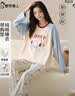 都市丽人带胸垫纯棉睡衣女10A抑菌纯棉长袖家居服可外穿2026年秋冬新款 实拍图