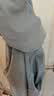 京东京造纯棉开衫卫衣男士26新款春秋外套男装衣服打底衫t恤浅灰L 实拍图