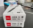 得力（deli）开学必备用品S01精英款按动黑色中性笔0.5黑笔办公用品学生高颜值文具考试刷题水笔12支SA590 实拍图