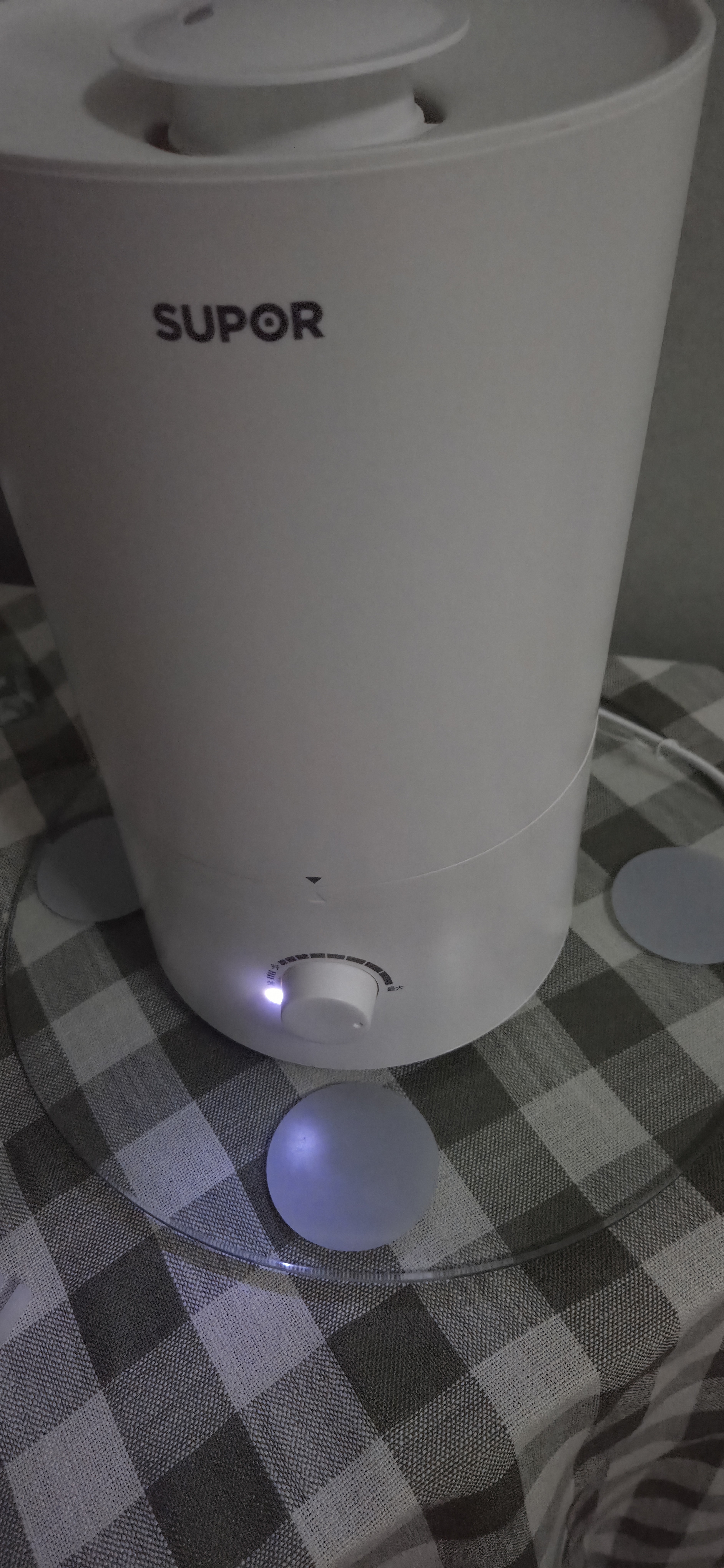 苏泊尔加湿器卧室轻音婴儿办公室桌面宿舍大容量家用空气加湿净化取暖器伴侣EHTW-21A-350 缓解空调房*干喉*鼻塞*鼻炎易敏 360mL/h 实拍图