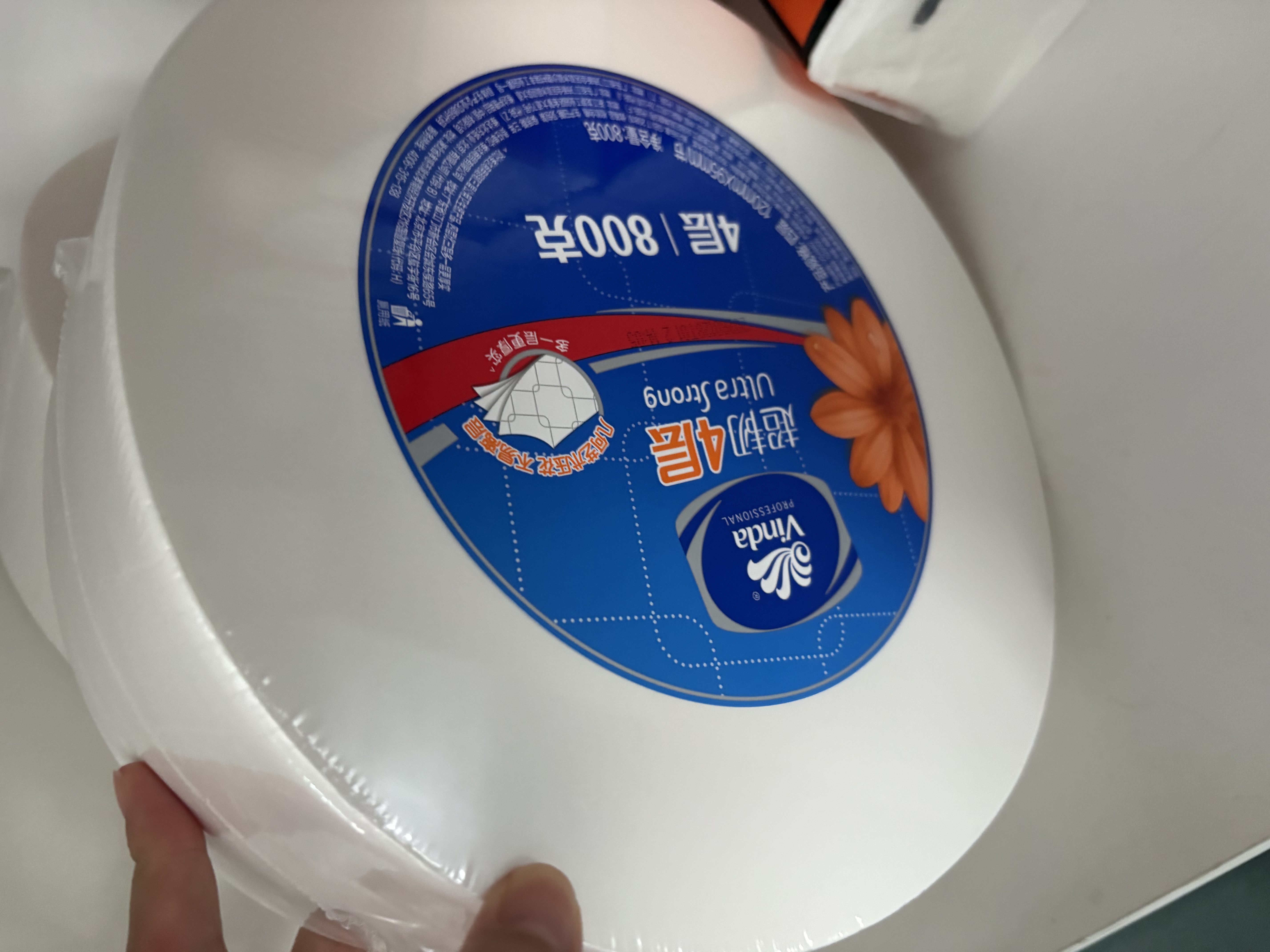 维达有芯大卷纸4层800克*6卷 大盘纸超韧加厚商用厕纸 整箱销售VS4882 实拍图
