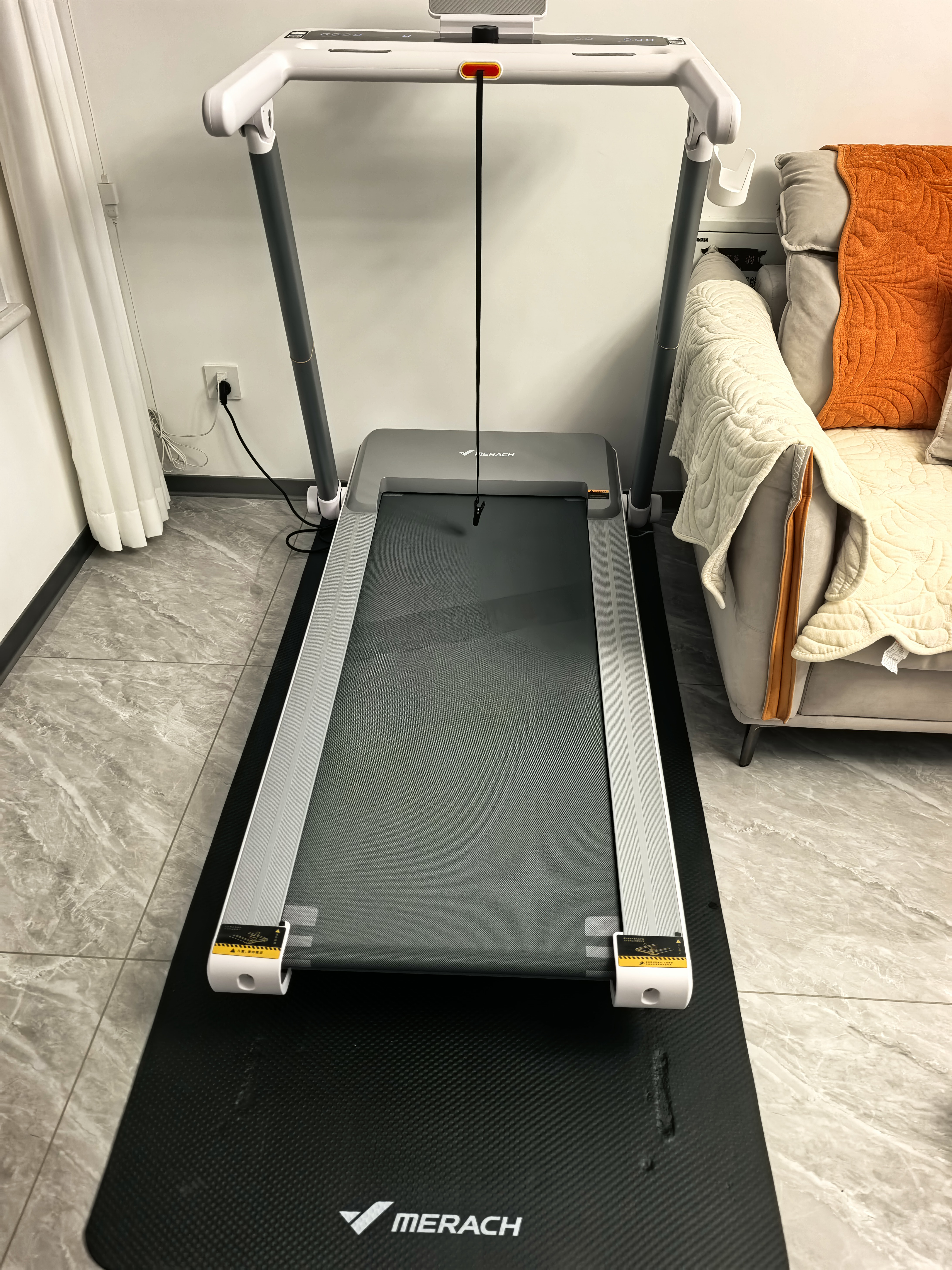 麦瑞克（MERACH）小白犀Ultra跑步机家庭用爬坡全折叠静音护膝走步健身房器材 新升级Ultra/太极超临界缓震 实拍图