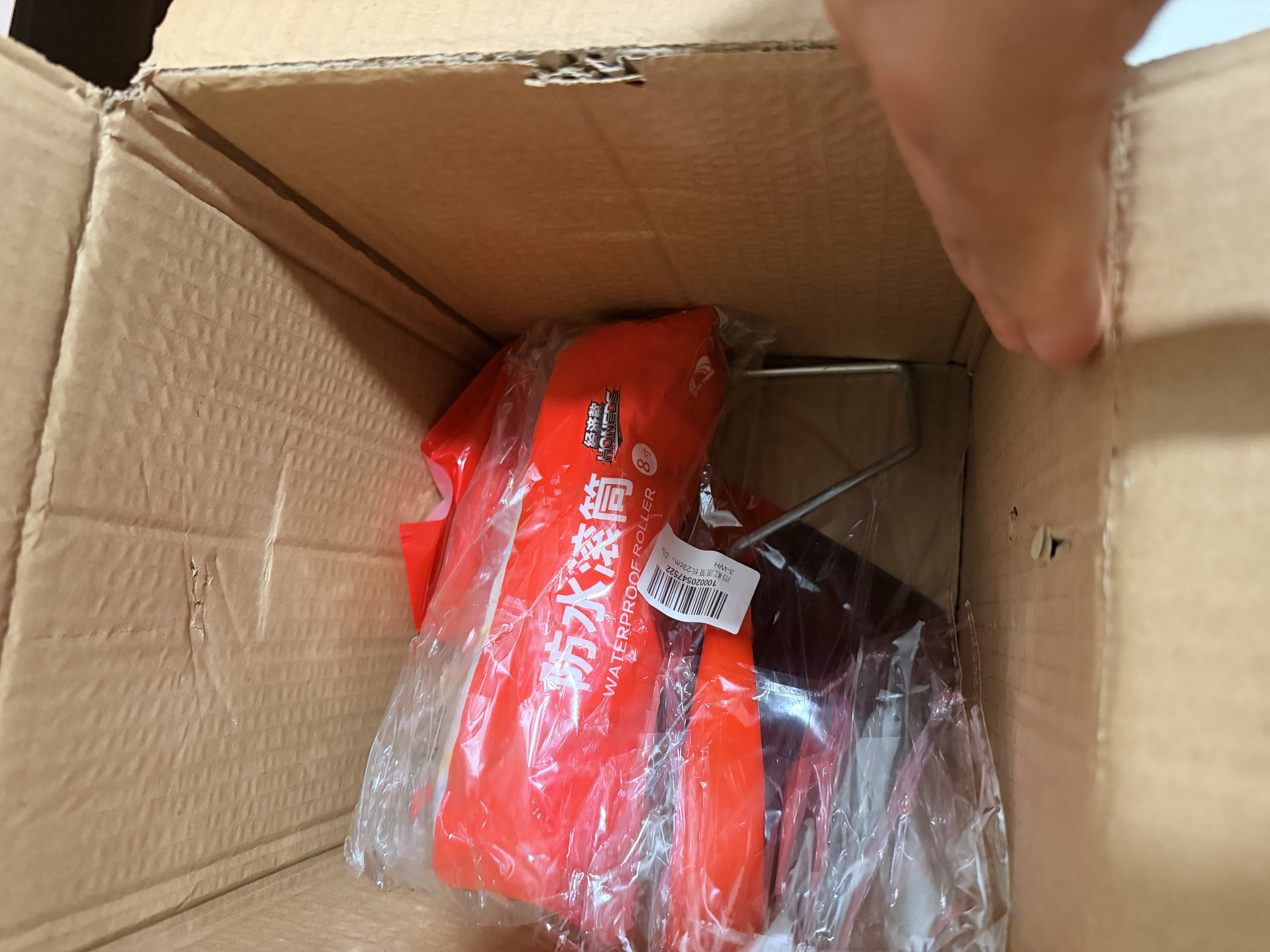 卡夫威尔滚筒刷乳胶漆墙面漆防水涂料油漆刷子工具4寸无死角 EM3218 实拍图