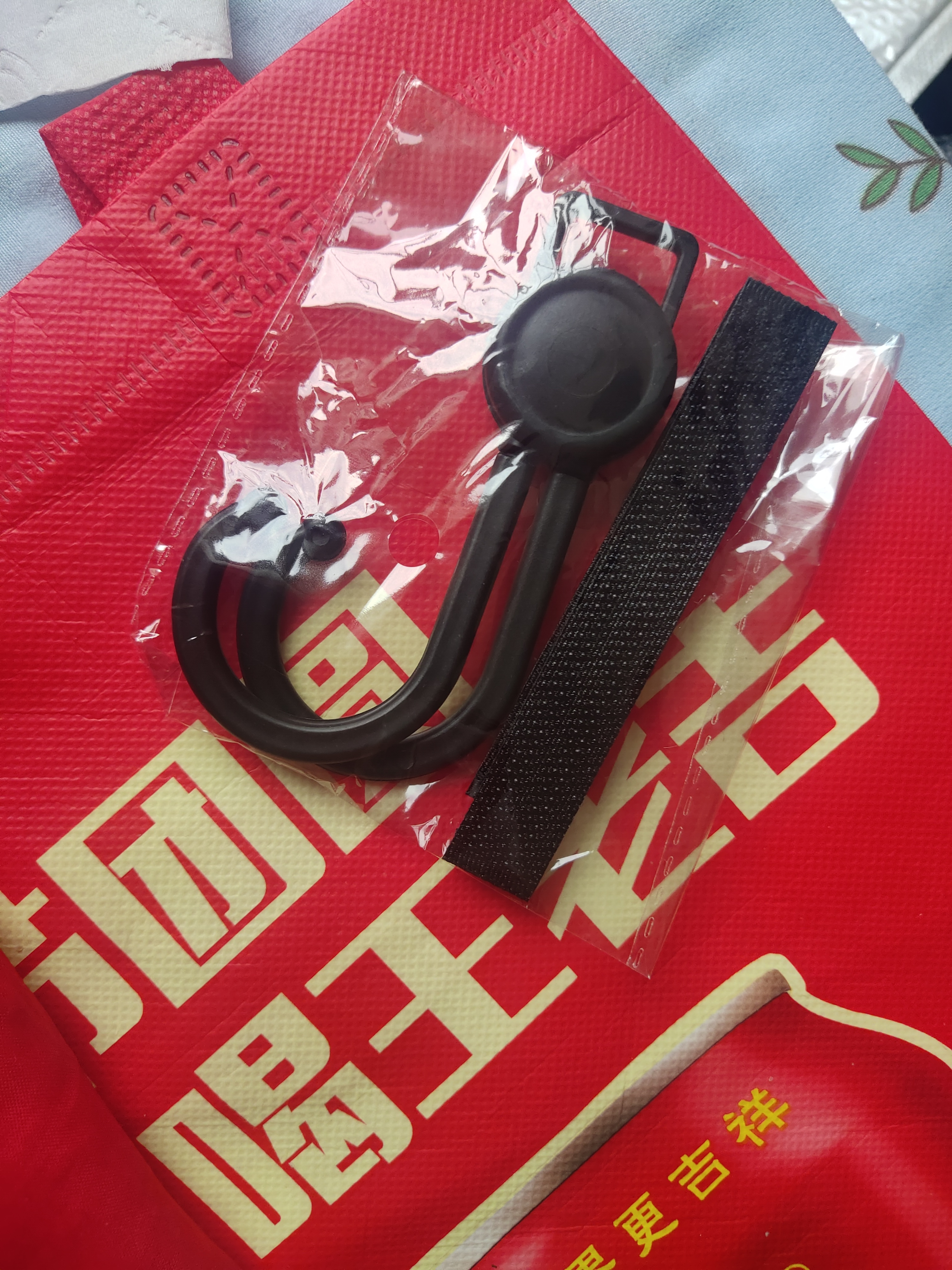 电动车挂钩摩托车挂物自行车免打孔多功能婴儿车挂扣魔术贴挂钩 1个装（活动专享） 实拍图