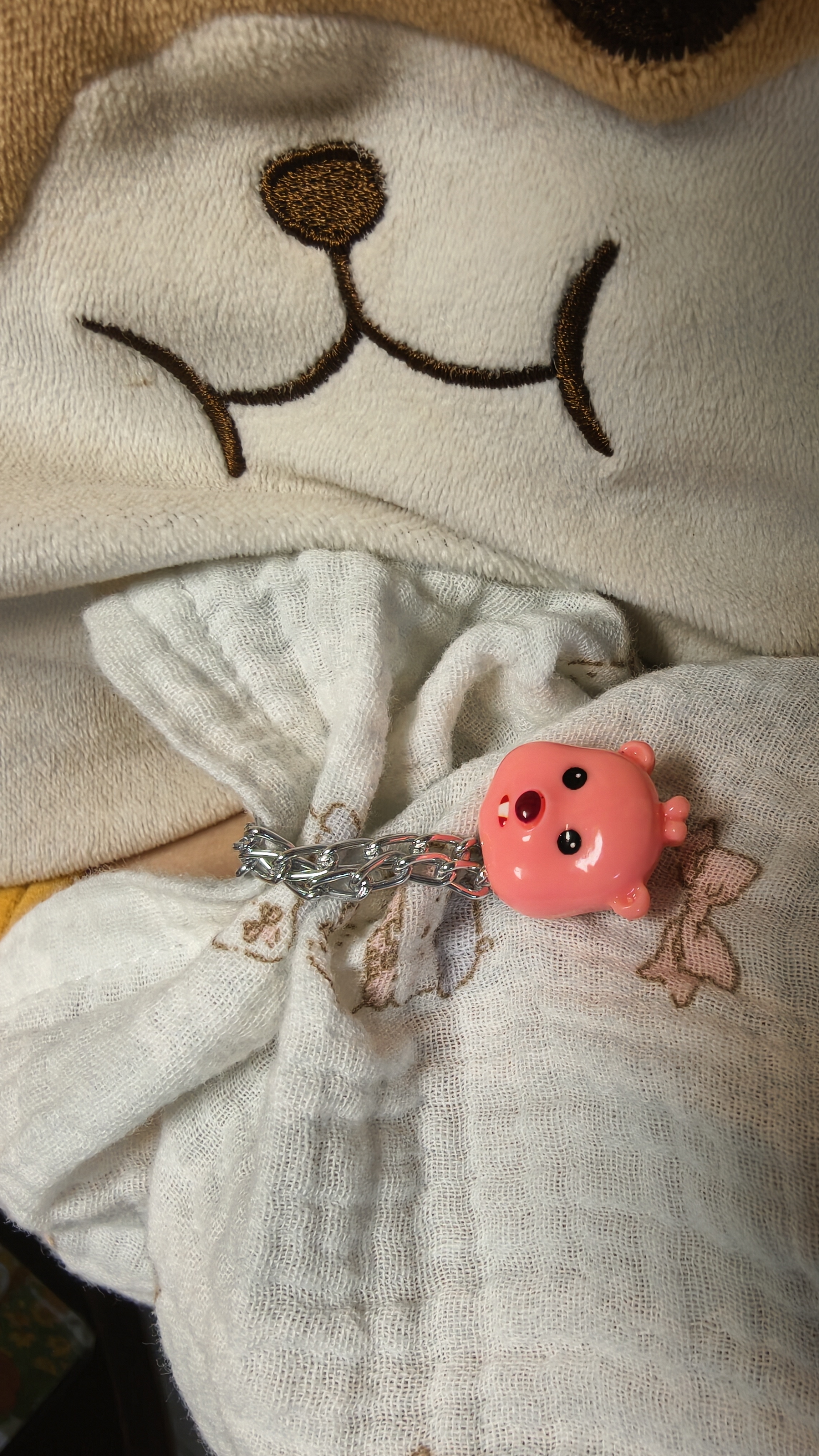 范爷家衣服打结扣2个衣角扣裤脚链条磁吸扣卫衣改短神器固定扣挂饰挂件 实拍图