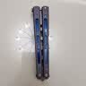 谢菲德瑞士科技蝴蝶刀csgo未开刃不锈钢折叠玩具防身练习全钢花式训练刀 实拍图