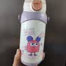 babycare儿童保温杯水壶吸管杯大宝宝学饮杯316不锈钢双饮上学600ml 实拍图
