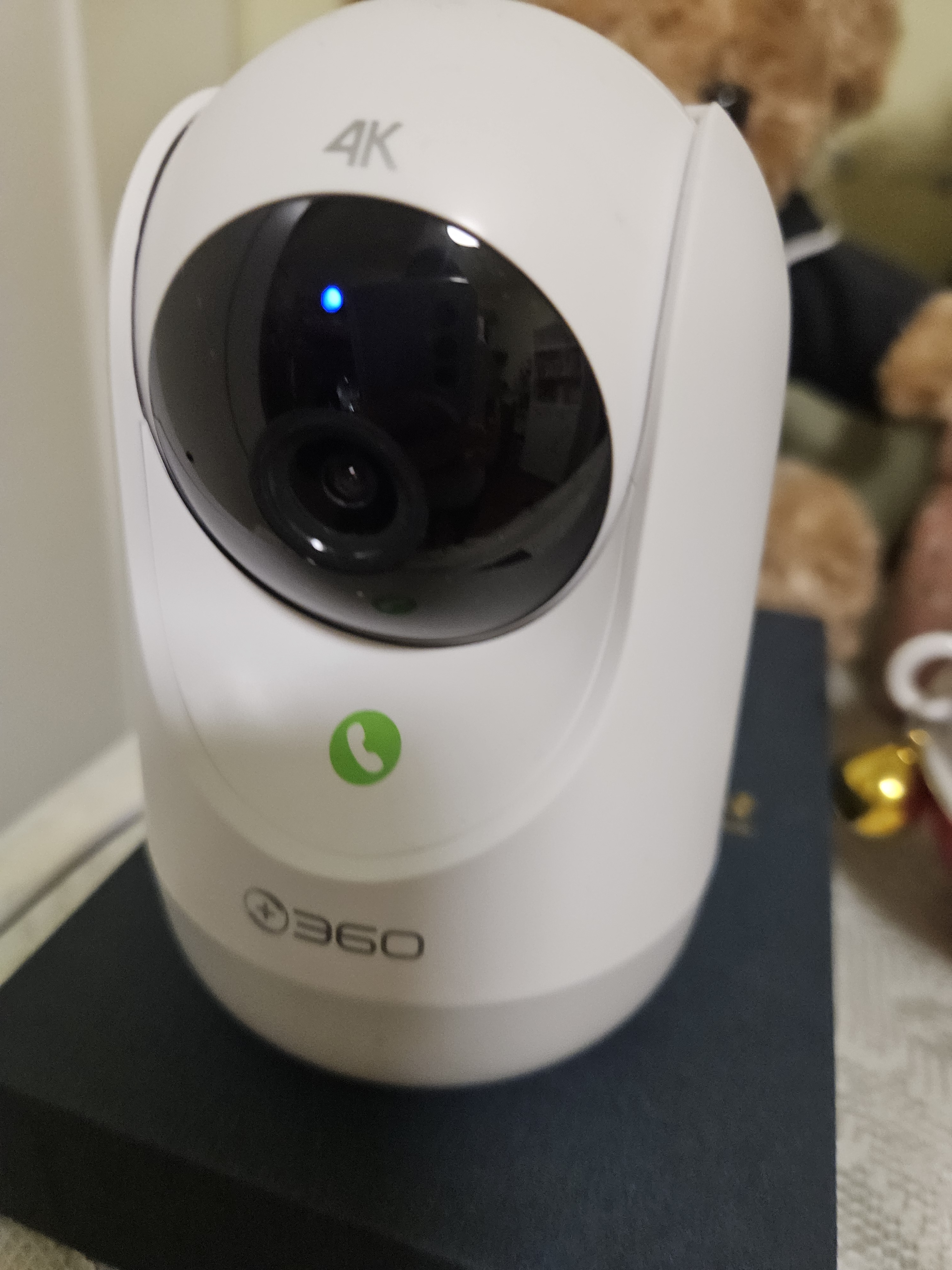 360摄像头9pro-800万双频WIFI云台家用摄像头家用监控摄像机手机远程监控器360度夜视全景 婴儿看护器 实拍图