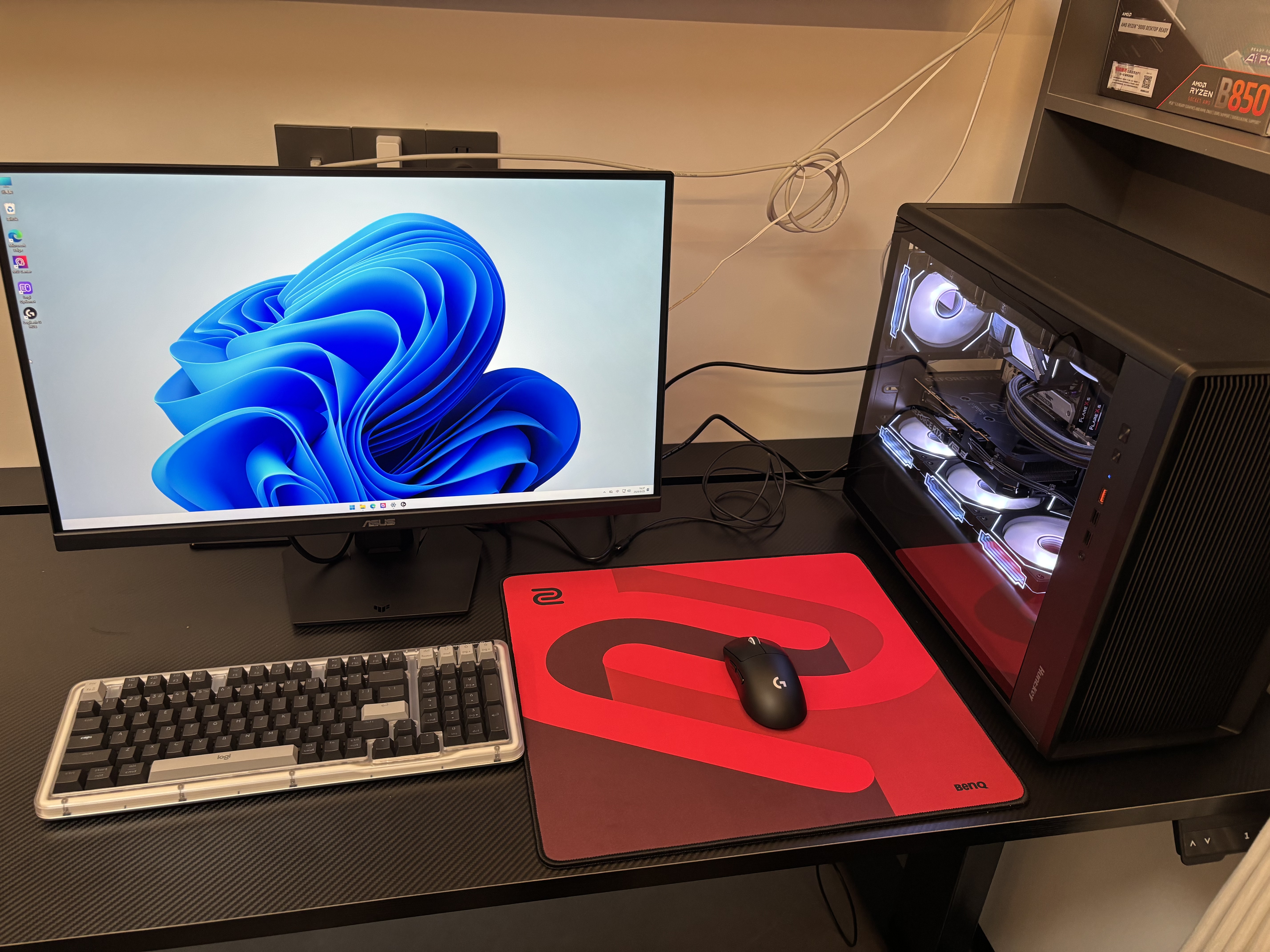 华硕VG27AQM5F 27英寸显示器2K 320Hz显示器电竞显示器FastIPS FreeSync无撕裂G-Sync 0.3ms响应HDR400 实拍图