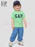 盖璞Gap【大小童同款】男女童秋季logo纯棉短袖T恤儿童装上衣 绿色 893458/ 867583 140 cm(10-11岁)亚洲尺码 实拍图