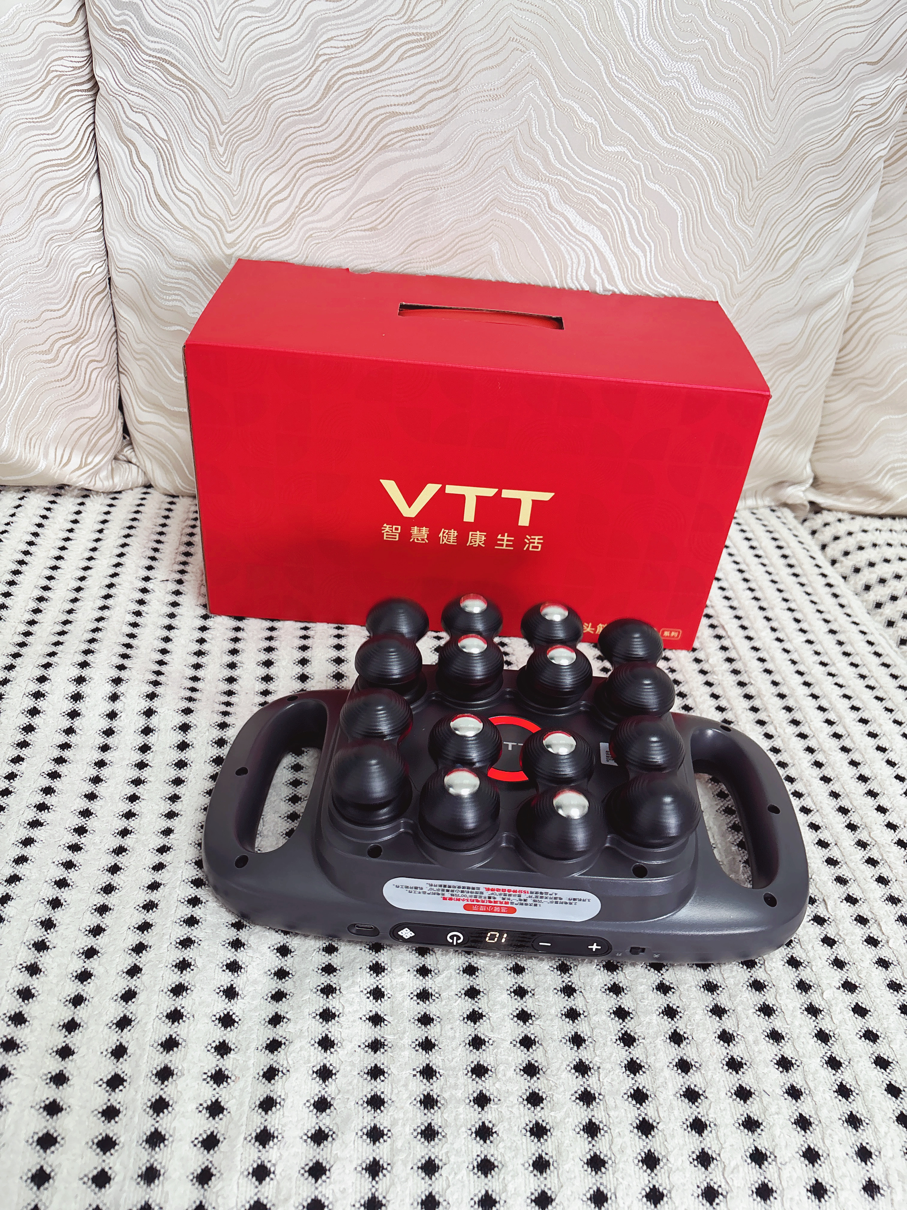 VTT【中秋节礼物】16头筋膜枪S11ultra升级全自动揉捏腿腰部全身肌肉深层按摩仪大面积按摩中秋节礼物 实拍图