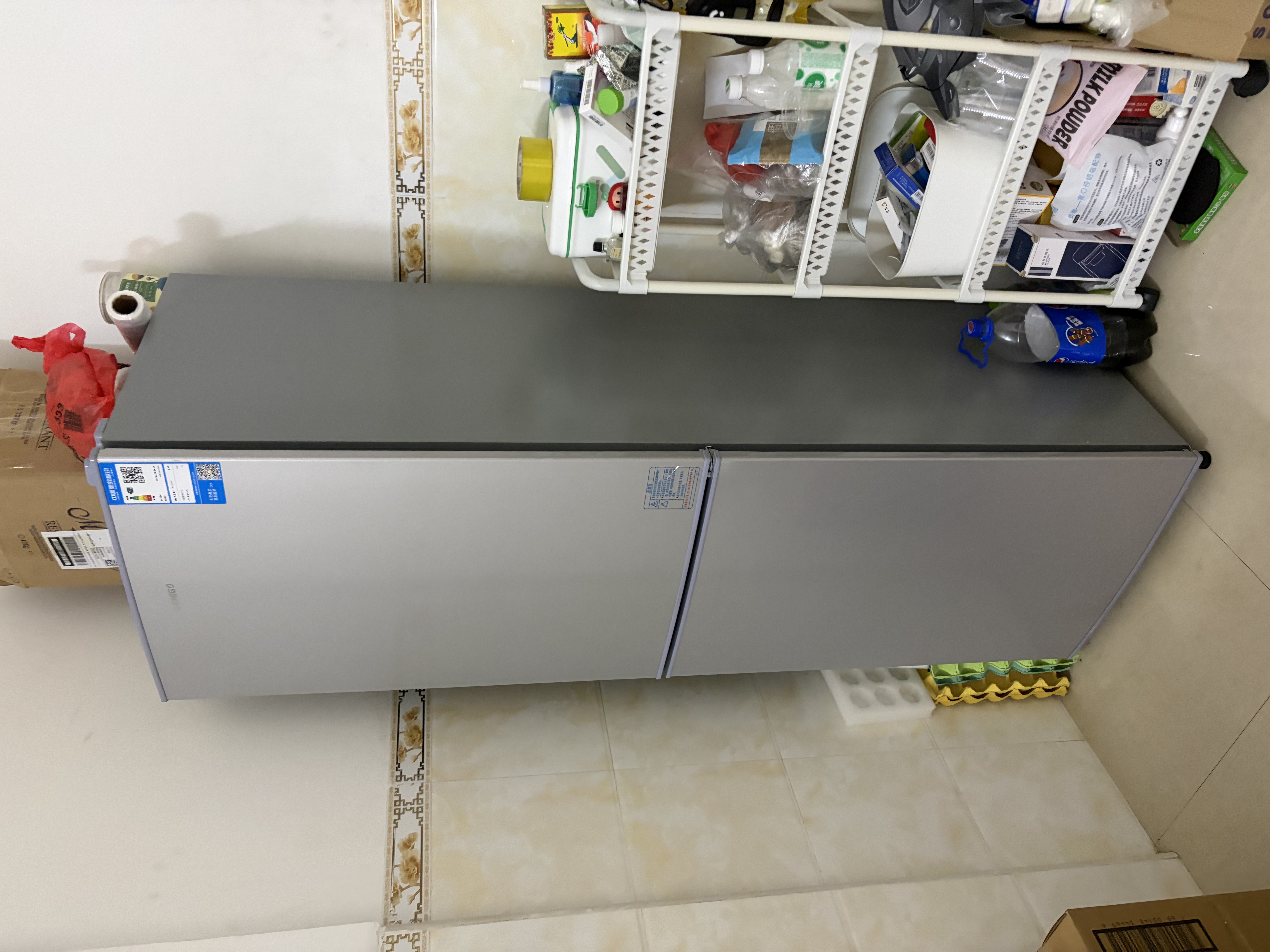 志高（CHIGO）双门冰箱 181升两门宿舍租房小户型家用冷藏冷冻小冰箱 节能低噪 BCD-181C208D 以旧换新 实拍图