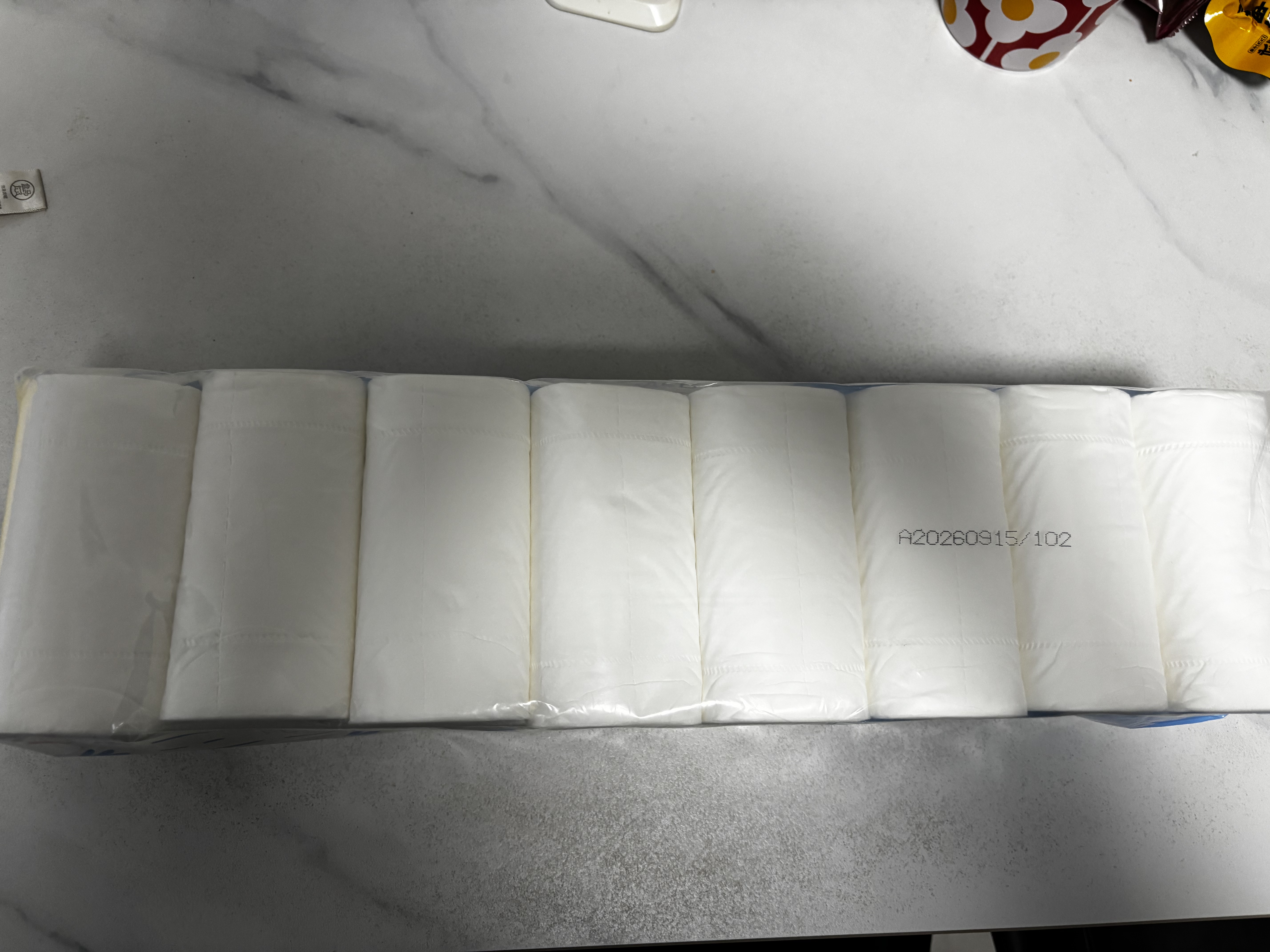 漫花无芯卷纸卫生纸家用厕纸擦手用纸原生木浆纸巾5层加厚实芯卷筒纸 5层 50g*16卷 【共800g】 实拍图