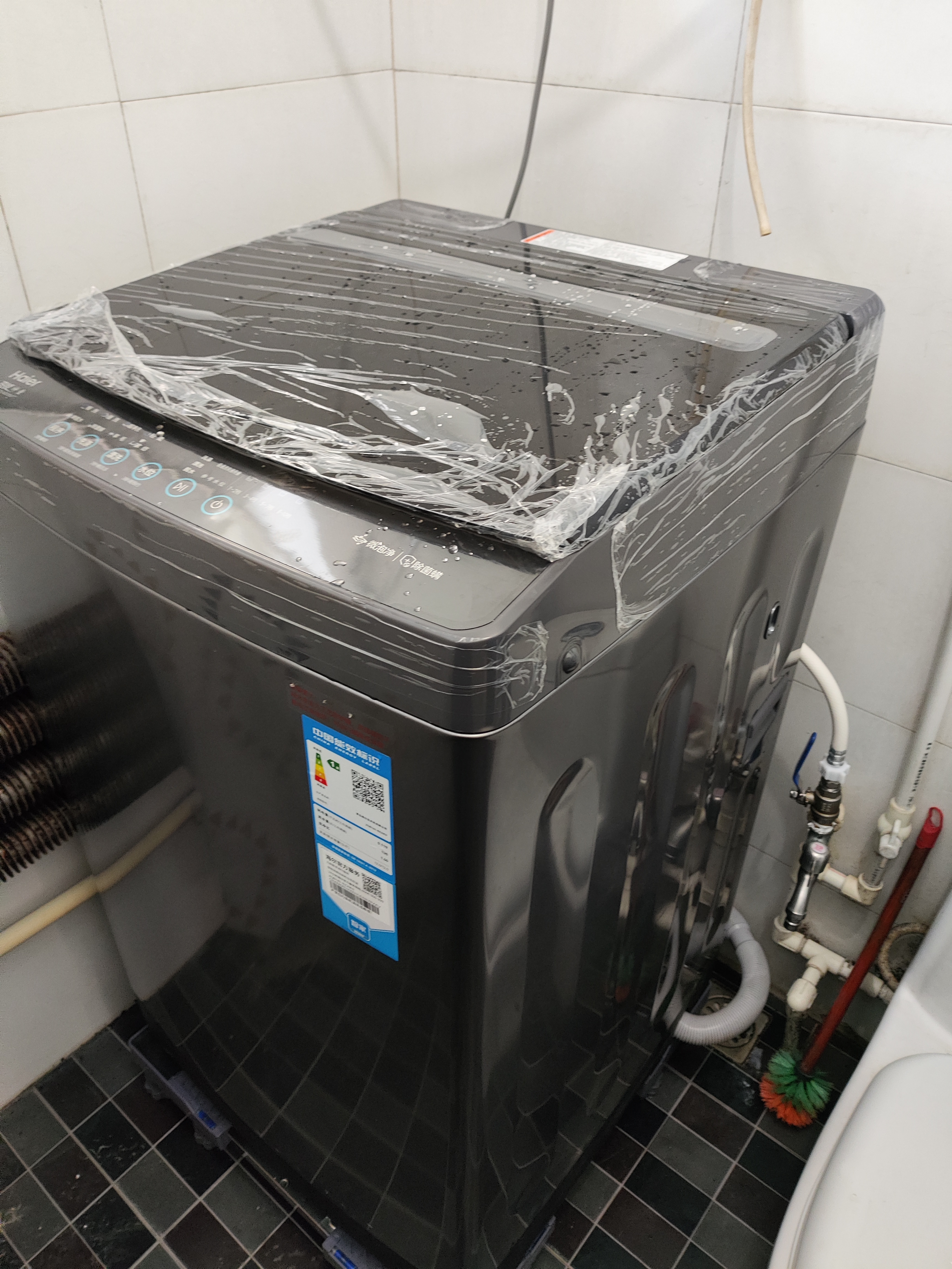 海尔（Haier）洗衣机波轮10公斤/12公斤全自动洗衣机直驱变频家用洗衣机大容量一级能效补贴15%以旧换新除螨洗 【热销爆款】12KG 波轮 +超净洗+纳米微泡净+智洗 免费上门安装/全国联保/整机 实拍图