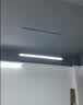 灯灵办公室吊线灯LED长条灯吸吊两用超亮节能办公写字楼超市商场工程工业专用平板灯 黑框直角 120x10cm 40W 白光 实拍图