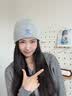卡尔美（KELME）帽子男女秋冬季保暖户外滑雪毛线帽冷帽针织帽骑行防寒运动护耳帽 实拍图