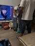 米高轮滑护具自行车骑行儿童溜冰鞋滑板车护具头盔包全套装 蓝色小码 实拍图
