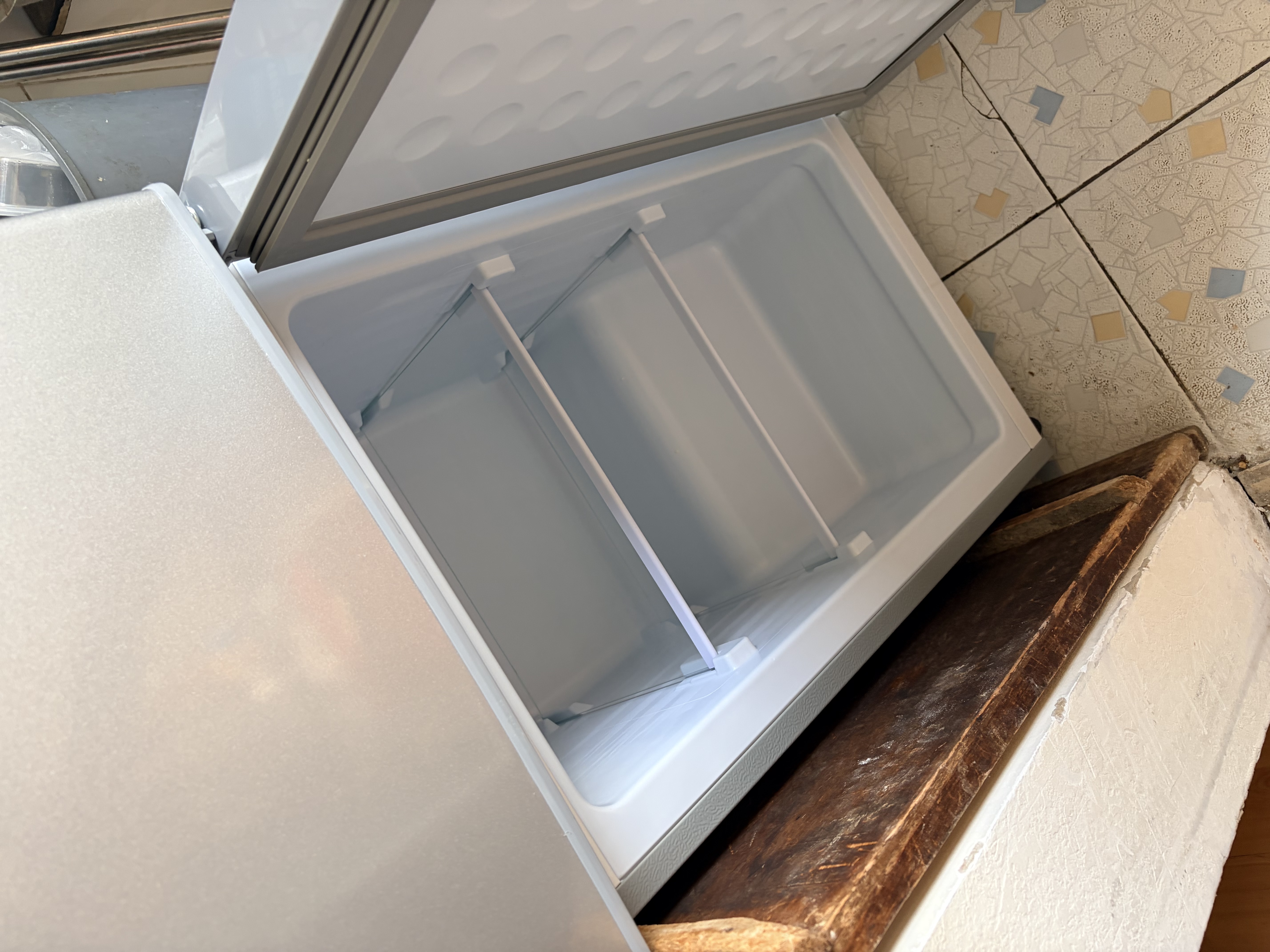 志高（CHIGO）双门冰箱128升两门宿舍租房小户型家用冷藏冷冻小冰箱 节能低噪 BCD-128A168D 以旧换新 实拍图