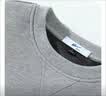 JEANSWEST LIFE真维斯加绒卫衣男秋冬季加厚保暖外套三角设计重磅灰色圆领上衣C 实拍图