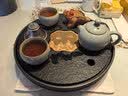 尚言坊简易圆形乌金石茶盘茶托盘高端家用办公2026新款干泡茶台储水小型 实拍图