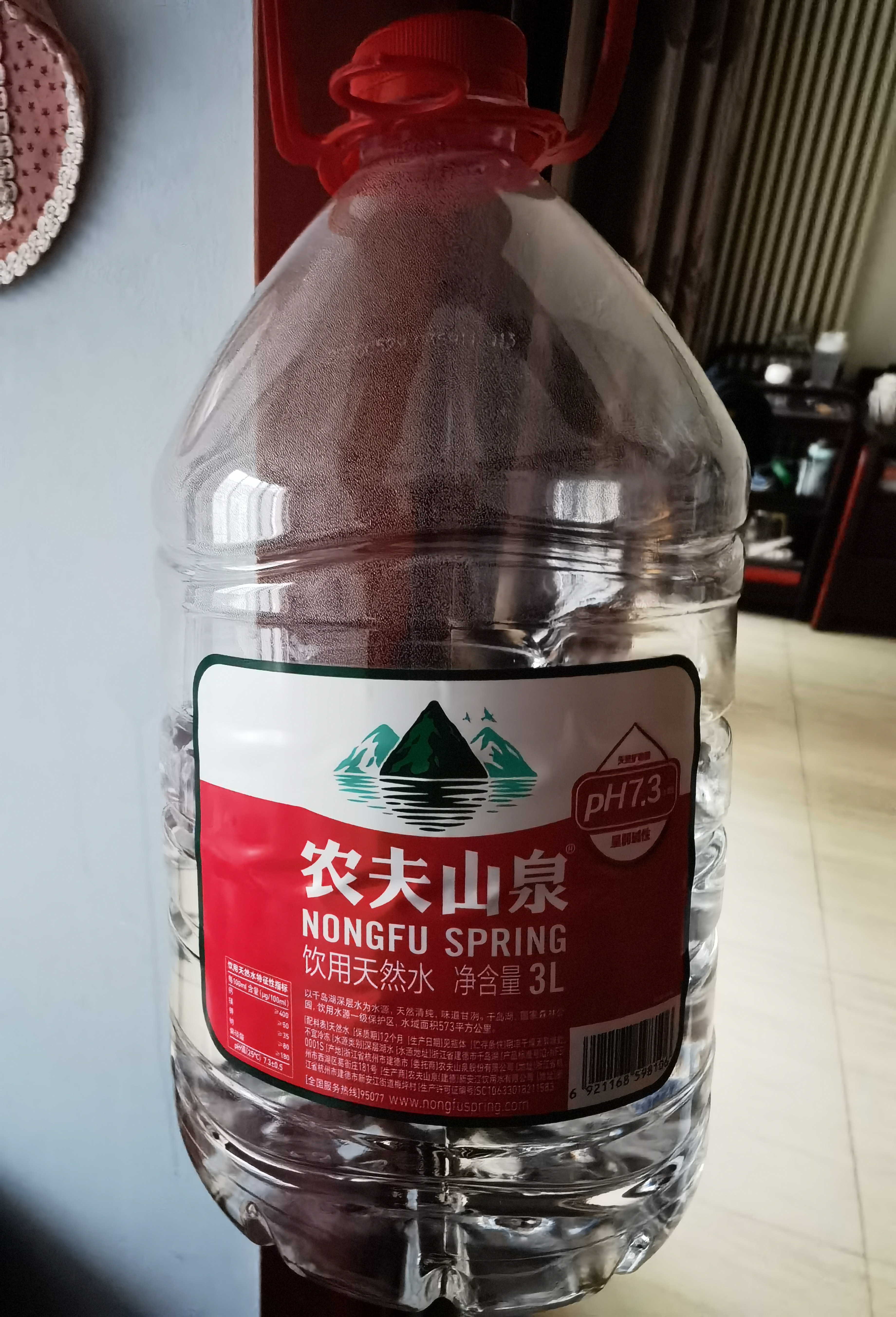 农夫山泉  饮用水 饮用天然水3L*6桶 整箱 桶装水 实拍图