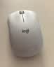 罗技（Logitech）M221 轻音鼠标 无线鼠标 办公鼠标 对称鼠标 带无线微型接收器 米白色 实拍图