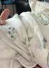 欧孕（OUYUN）婴儿防惊跳睡袋投降式宝宝襁褓巾包单夏季薄款花兔 L码 实拍图