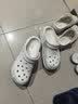 CROCS檀健次同款经典泡芙洞洞鞋|207521 白色-100 36/37(220mm) 实拍图