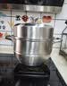 美厨（MAXCOOK）蒸锅 304不锈钢28cm三层蒸锅 加厚复底汤锅 燃气电磁炉通用MCZ835 实拍图