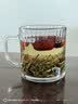 乐美雅玻璃杯带把手茶杯钢化玻璃咖啡杯高颜值大容量条纹杯500ml*2 实拍图