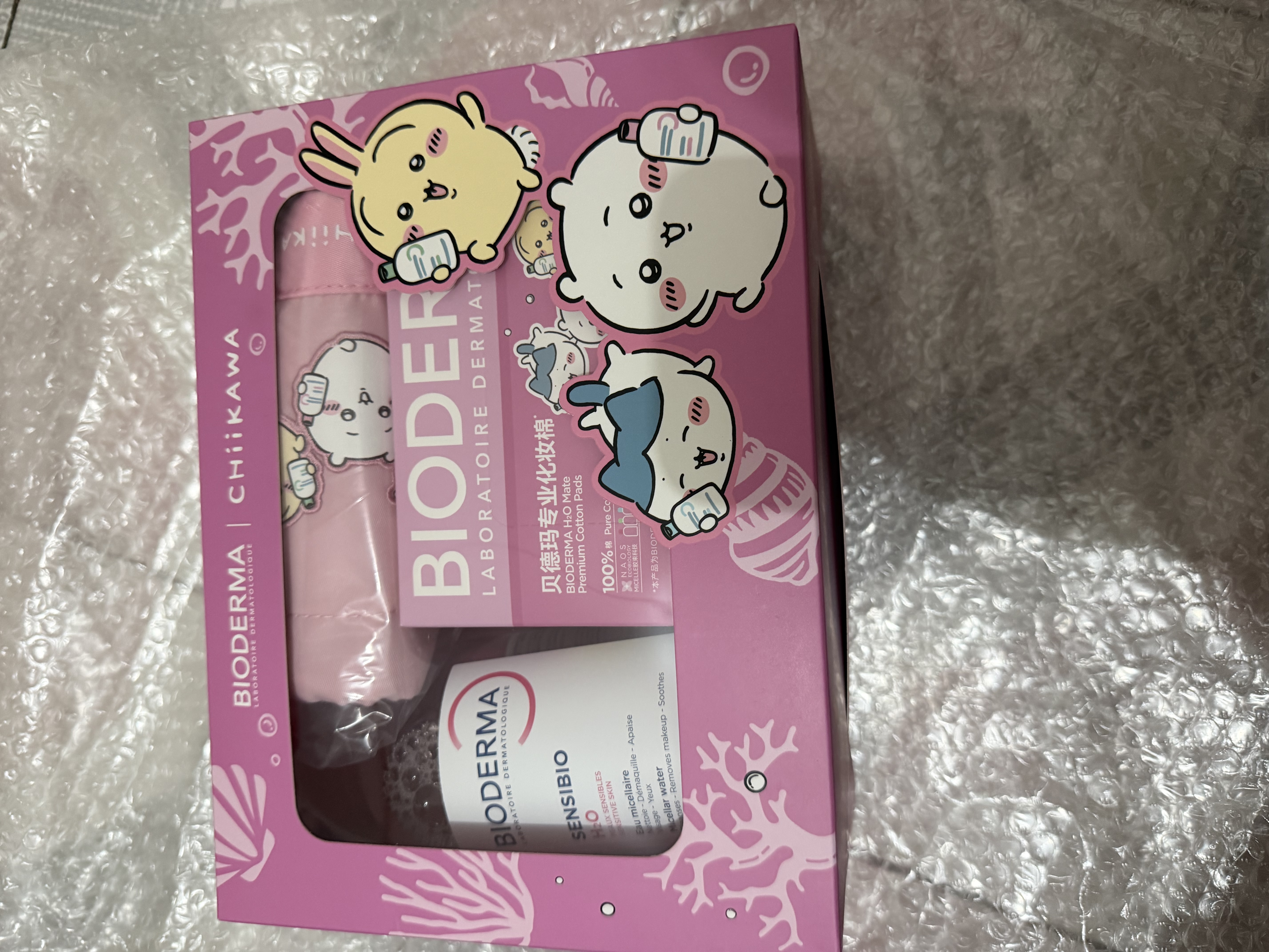贝德玛（BIODERMA）&Chiikawa【中秋节礼物】授权版粉水500ml粉水敏感肌 实拍图