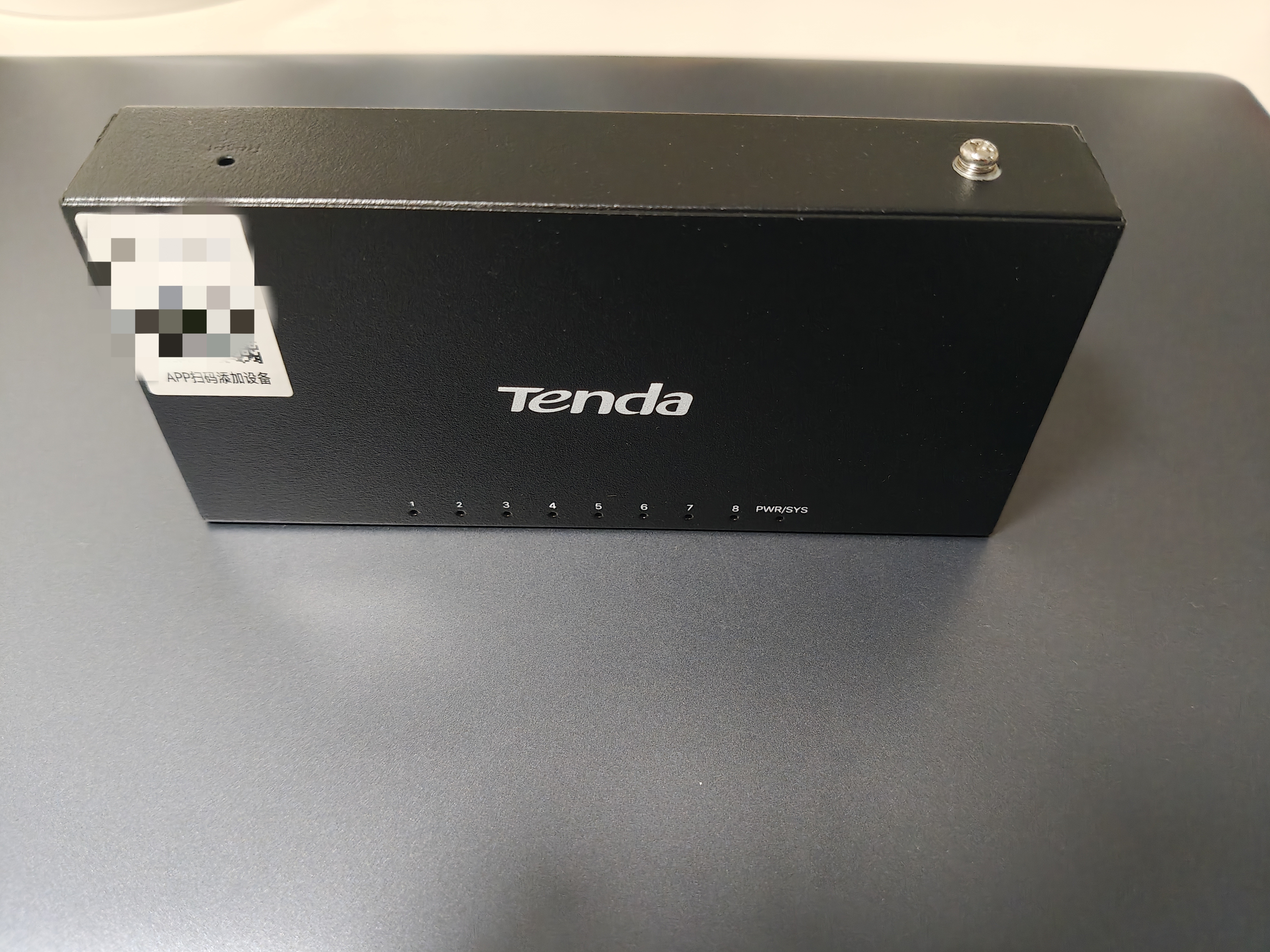 Tenda腾达8口千兆管理型交换机 企业级Web+云网管 Vlan网线分线器 监控网络分流器 防雷钢壳 TEG2208D 实拍图