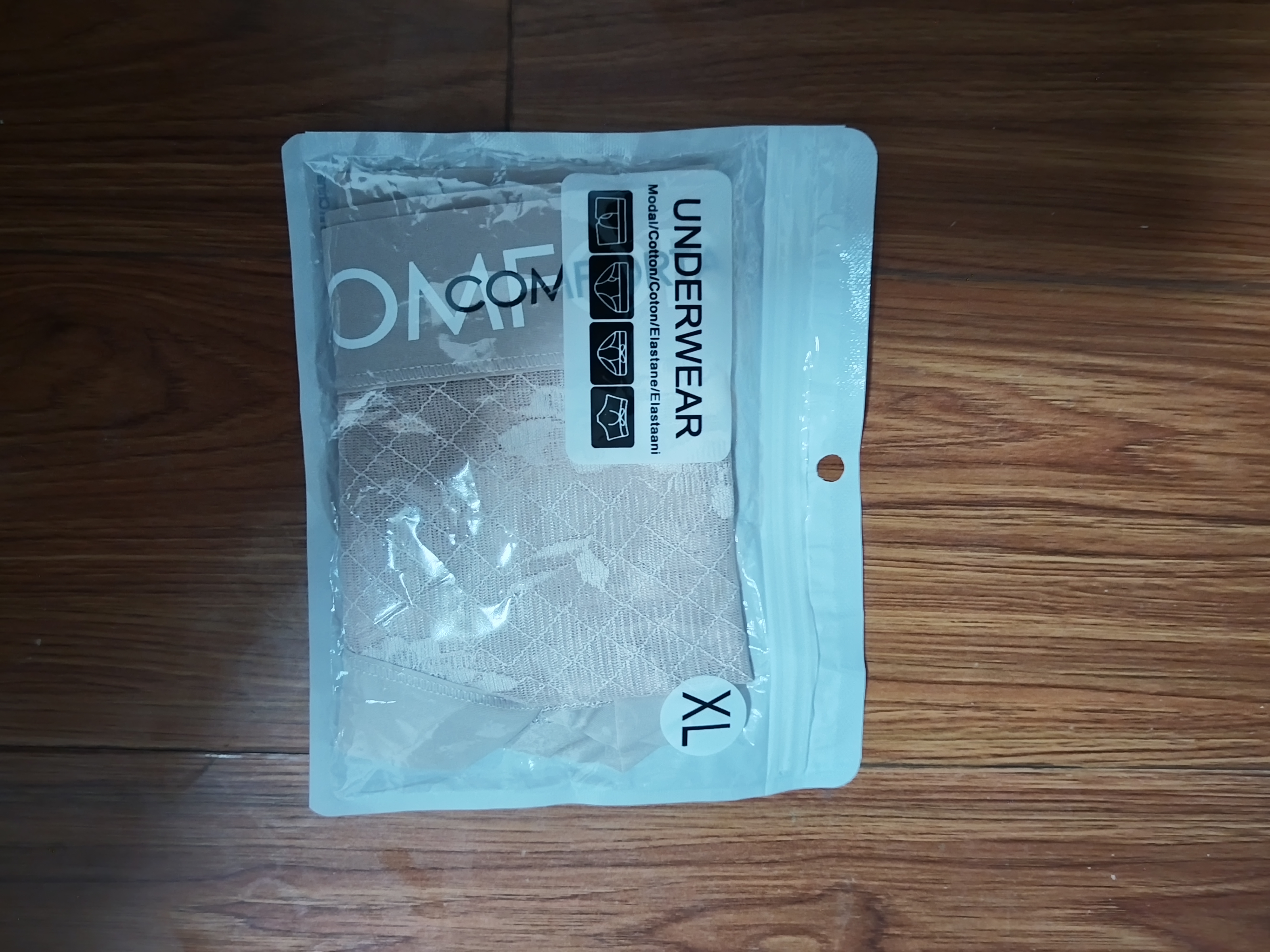 爆款轻奢法式无痕蕾丝透气抗菌收腹提臀简约胖mm大码蚕丝底裆内裤 豆沙-2993 XL 【120-140斤】 实拍图