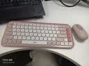 罗技（Logitech）POP ICON KEYS无线蓝牙键盘 AI轻音薄膜电脑办公键盘鼠标套装mac ipad键鼠套装泡泡键盘自定义85键 POP ICON COMBO 粉色 实拍图