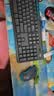 罗技（Logitech）MK275 键鼠套装 无线键鼠套装 办公键鼠套装 全尺寸 商务键鼠套装 带无线2.4G接收器 黑蓝色 实拍图