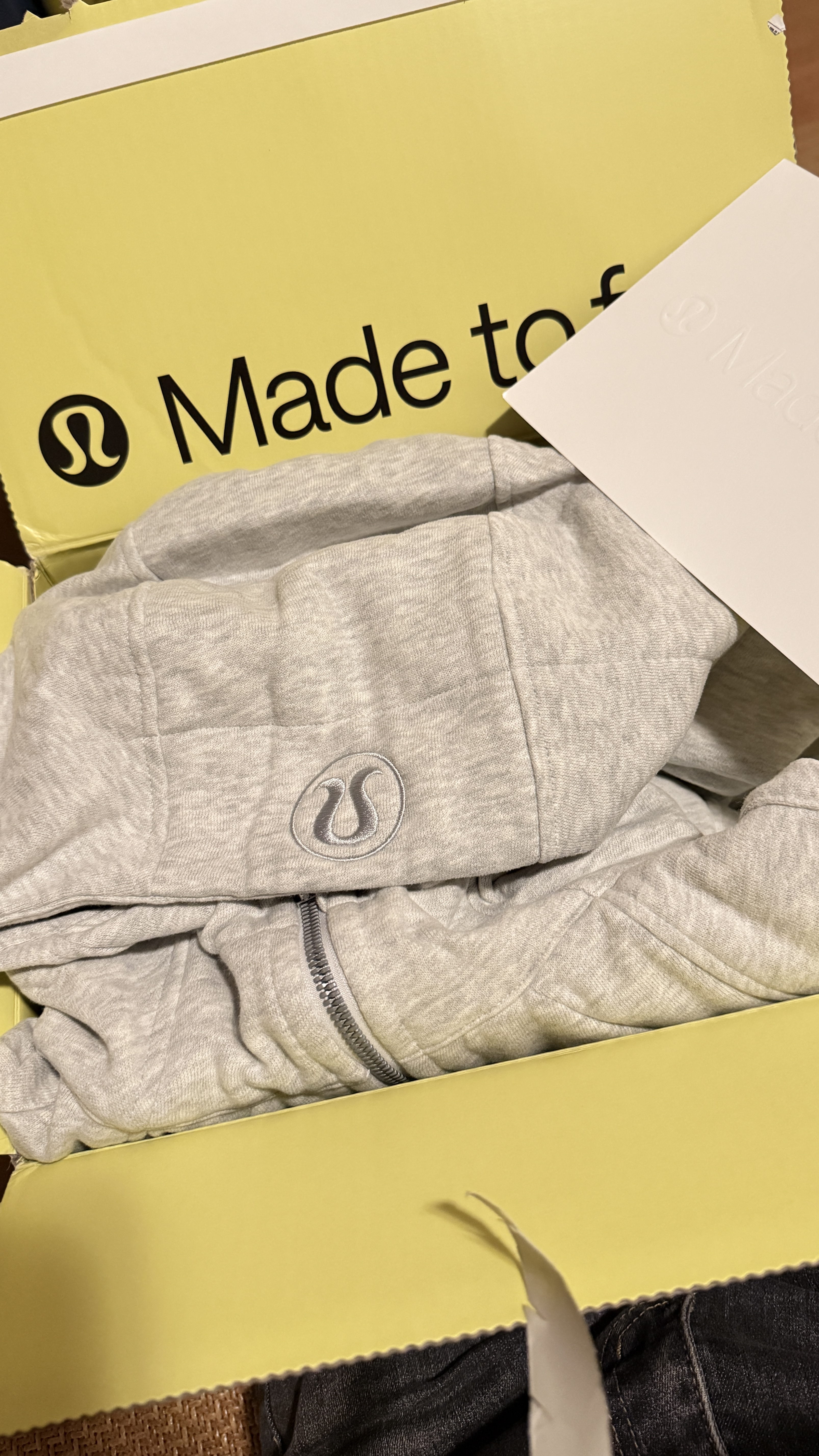 lululemon丨Scuba™ 女士拉链连帽衫*拉绒 杂色核心超浅灰(LW3KAMS) XXS /2 实拍图