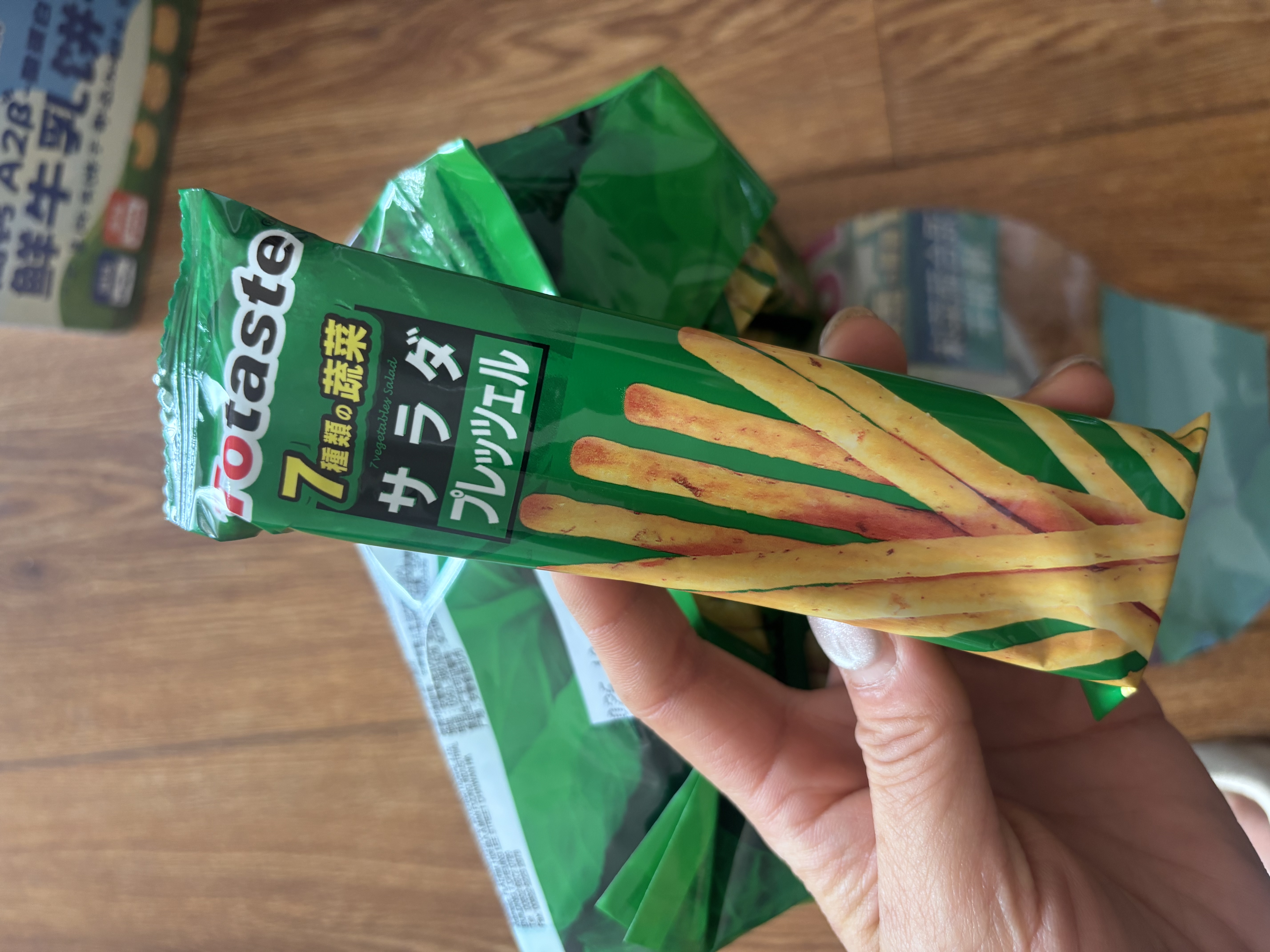 Totaste土斯蔬菜混合手指饼干320g棒饼干儿童磨牙孕妇休闲零食中秋送礼 实拍图