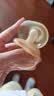 世喜安抚奶嘴新生儿0-3-6月防胀气防龅牙婴儿宝宝扁头全硅胶超轻air款 实拍图