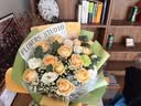 艾斯维娜鲜花速递11朵玫瑰花束送女友生日礼物全国同城配送 11朵香槟玫瑰花束-推荐款 实拍图