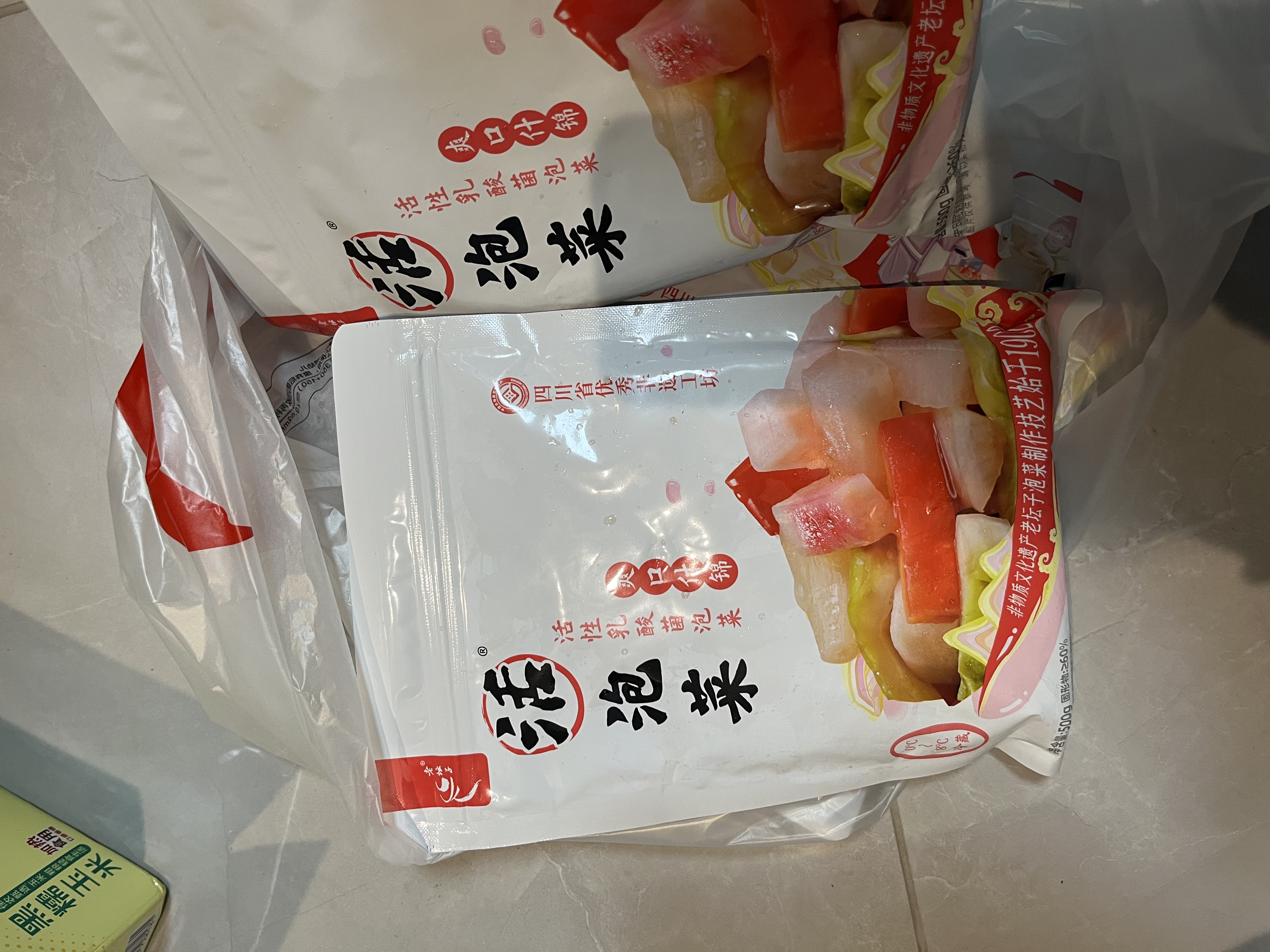 老坛子 活泡菜爽口什锦1斤 四川东坡泡菜泡萝卜青菜藠头下饭菜 实拍图