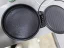 美的（Midea） 电饼铛 家用双面加热不沾电饼档煎饼锅 可做三明治 加深加大烤盘早餐机煎烤机烙饼锅 【性价比推荐】上下独立加热 JKE30T76 实拍图