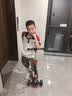 斯威（SWAY） 滑板车儿童 2-3-6-10-15岁宝宝大童滑滑车闪光轮折叠小孩踏板车 骑士黑-加宽闪光大轮+高度可调 实拍图