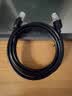 绿联超六类网线 CAT6A类万兆成品网线 2米家用电脑路由器网络工程8芯双绞跳线带双接头兼容千兆黑55157 实拍图